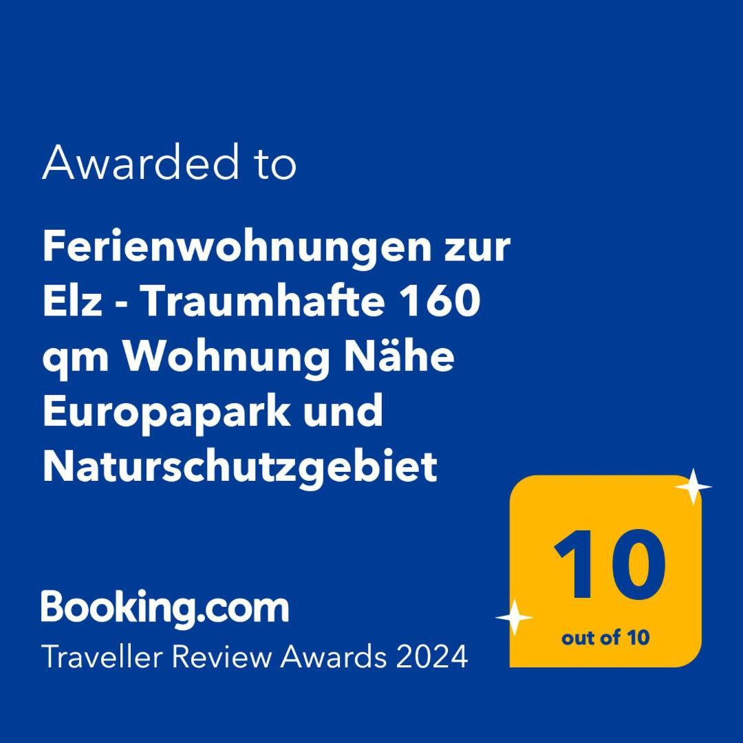 Ferienwohnungen Zur Elz - Traumhafte 160 Qm Wohnung Mit Pool Und Garten Naehe Des Europaparks Kappel-Grafenhausen Bagian luar foto